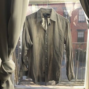 Black & White Polo Button-down